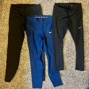 Nike leggings. Women’s medium. 2 pair $15